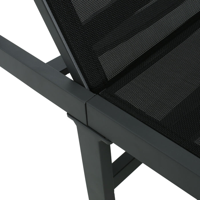 Westport - Outdoor Chaise Lounge (Set of 2) - Black