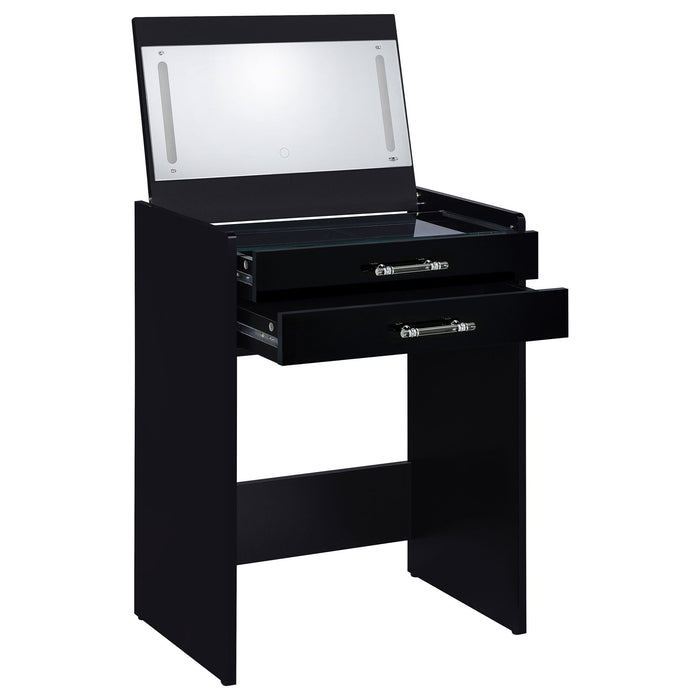 Ayuba - 3 Drawer Makeup Vanity Table With Mirror And Stool