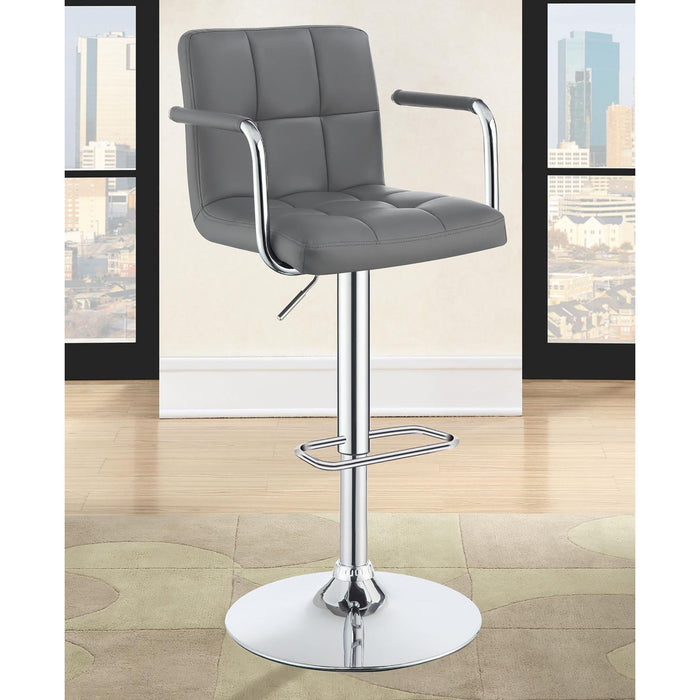 Adjustable Bar Stool With Hydraulic Height Adjustment