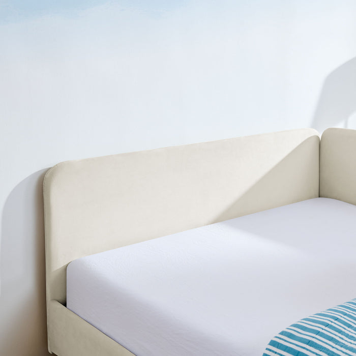 Upholstered Platform Bed Frame With 2 Storage Drawers And Adjustable Sofa Bed