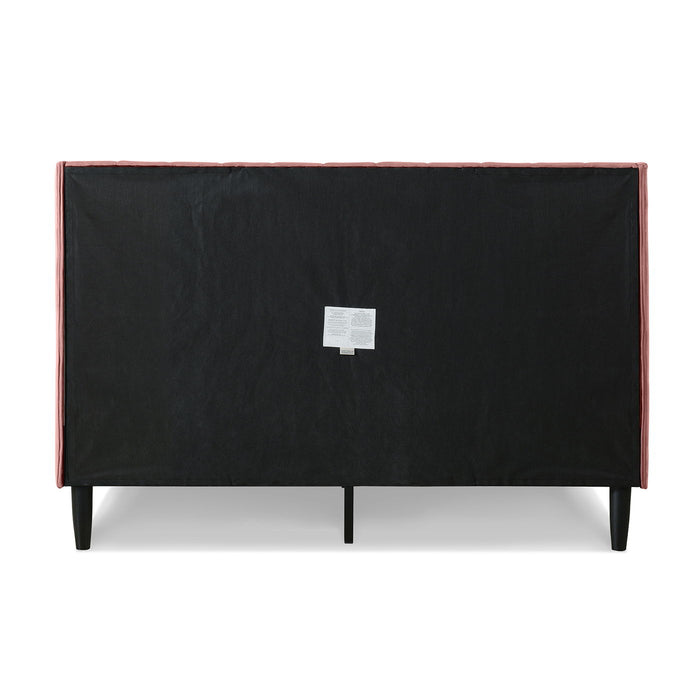 Aspen - Vertical Tufted Modern Headboard Platform Bed Set