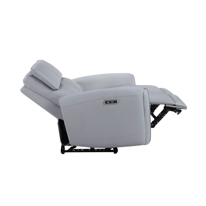 Jeromie - Power Motion Loveseat With USB Port - Gray