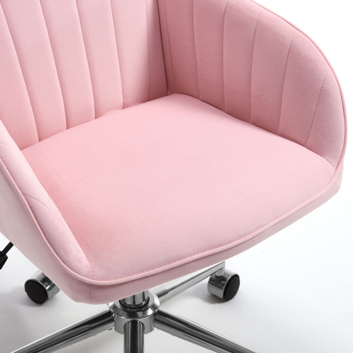 Adjustable Ergonomic Office Chair, Swivel Backrest Seat