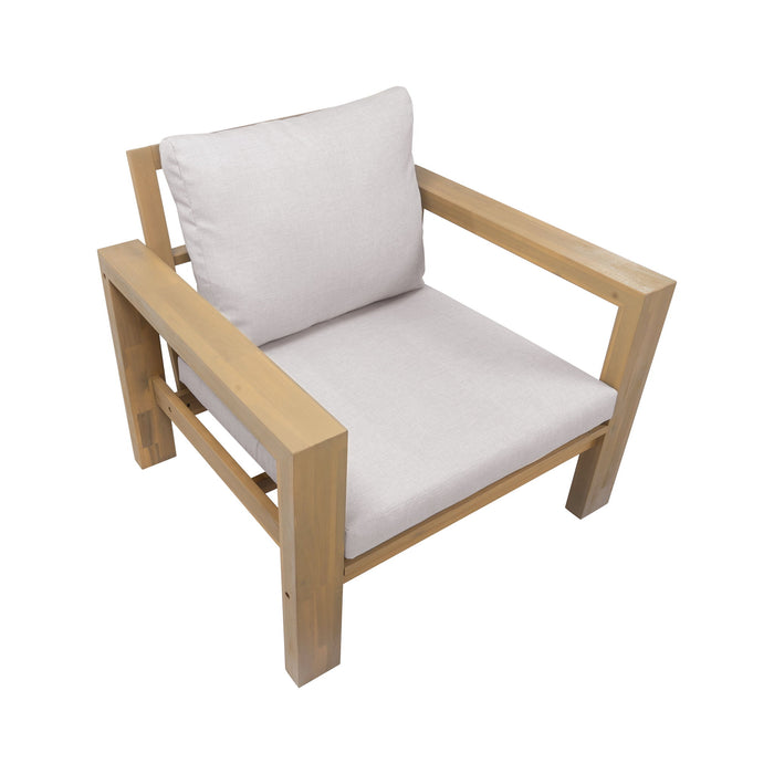 Stylish Outdoor Armchair With Cushion For Garden