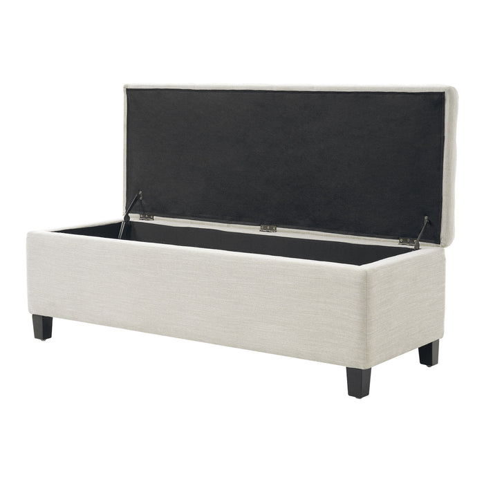Upholstered Storage Ottoman Bench