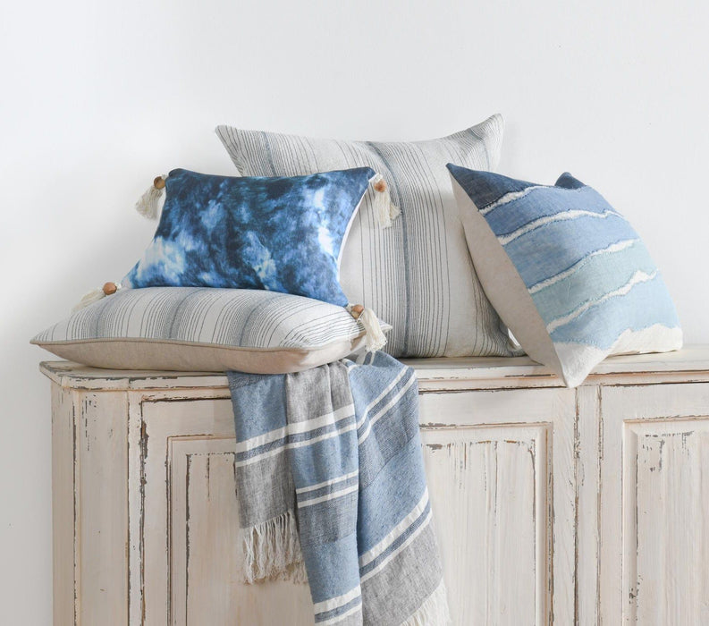 Theta - 26" x 26" ST Pillow - Capri Blue