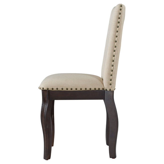Upholstered Dining Chairs With Nailhead (Set of 2)