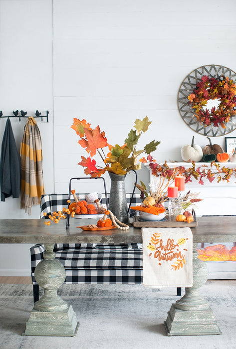 Pumpkin Ornament For Holiday Harvest Festival Fall Festival & Thanksgiving (Set of 6)