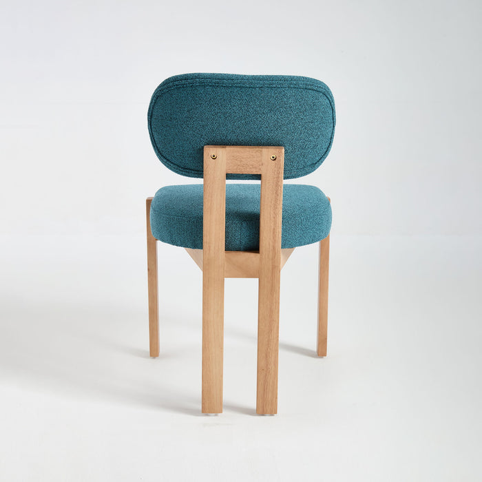 Dining Chairs With Ergonomic Backrest And Adjustable Feet (Set of 2)