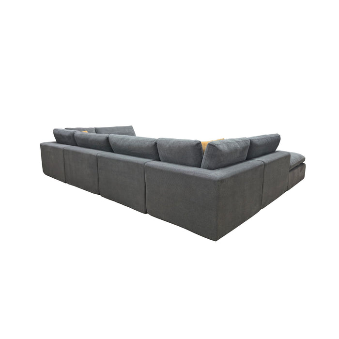 Custom Configuration Modular Sectional & Toss Pillows