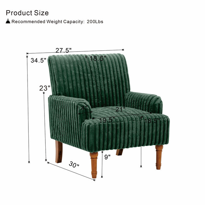 Accent Comfortable Upholstered Armchair For Living Room