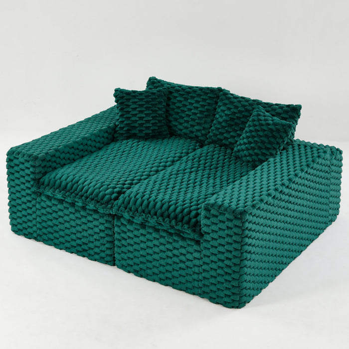 Multifunctional Sofa, Side-By-Side Or Facing Each Other
