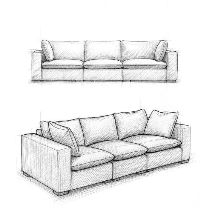 Jasmine - Handcrafted Sofa
