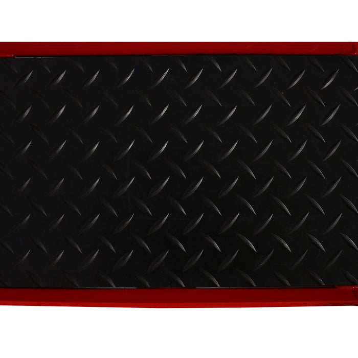 Metal Motorcycle Center Stand Move Dolly For Easy Bike Moving - Red