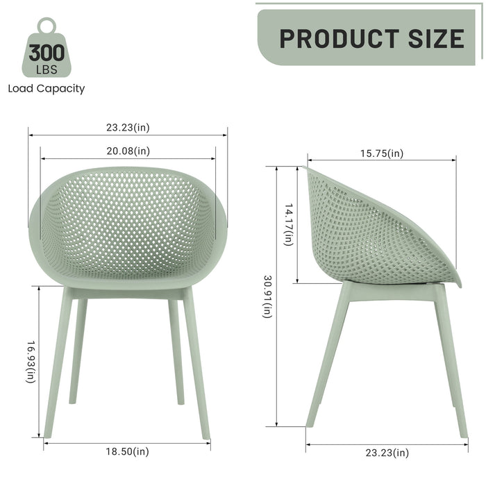 2 Pack Lounge Chair Set & Folding Square Table