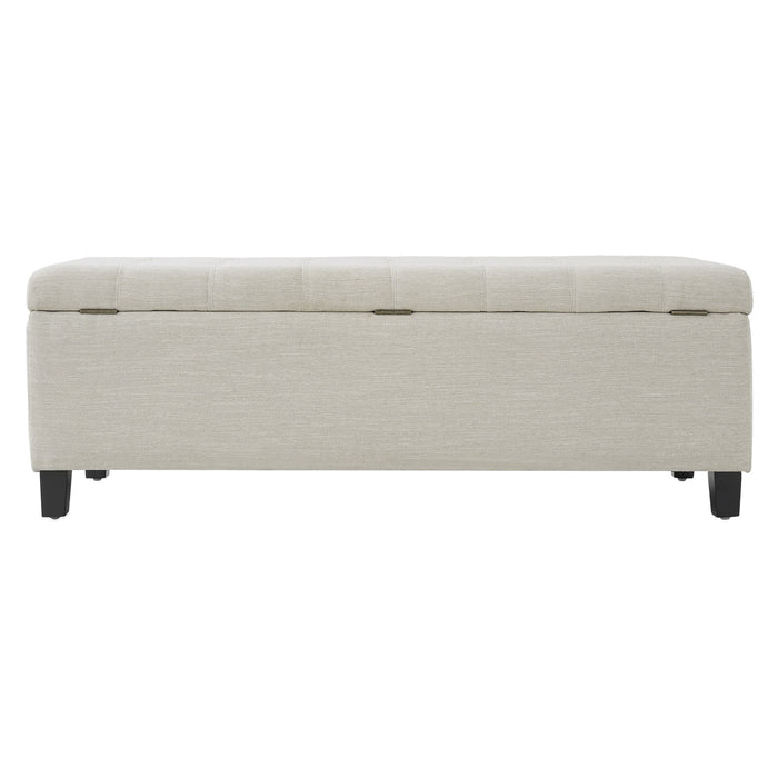 Upholstered Storage Ottoman Bench
