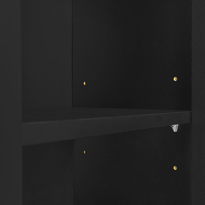 Wall Unit Entertainment Center With Bookshelves For TVs Up To 80"