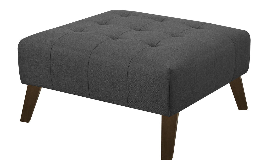 Square Ottoman - Gray