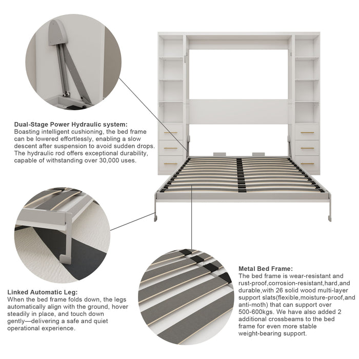 Multifunctional Vertical Murphy Wall Bed