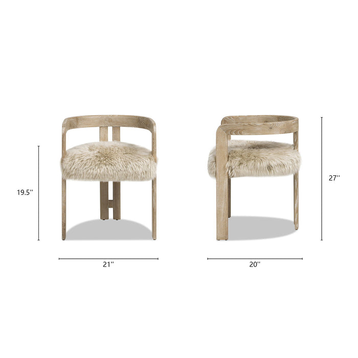 Millwick - Low Back Dining Chair - Natural Blonde