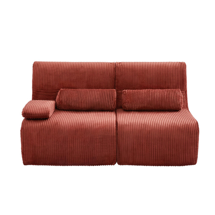 Modern Sectional Loveseat With Ergonomic Design