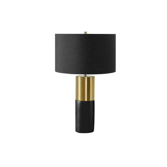 Lighting, Table Lamp, Concrete, Contemporary - Black / Gold