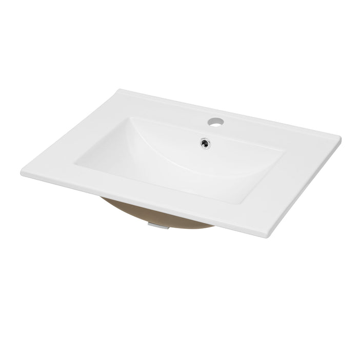 Bathroom Vanity With Sink Combo, Freestanding Storage Cabinet, Soft Closing Doors - Green