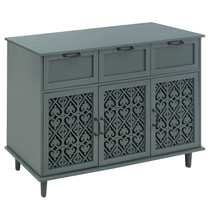 3 Door 3 Drawer Elegant Cabinet
