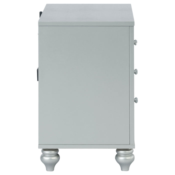 Menlo - 2 Drawer Nightstand - Gray