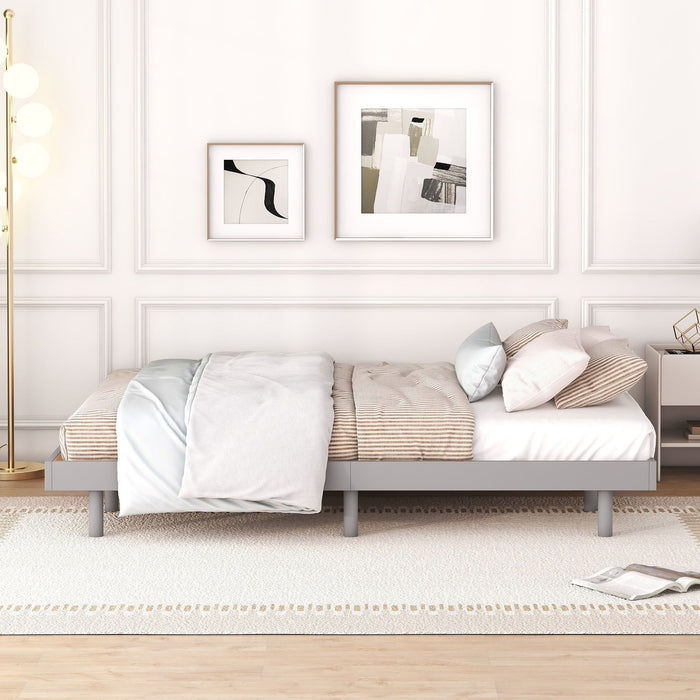 Modern Floating Platform Bed Frame