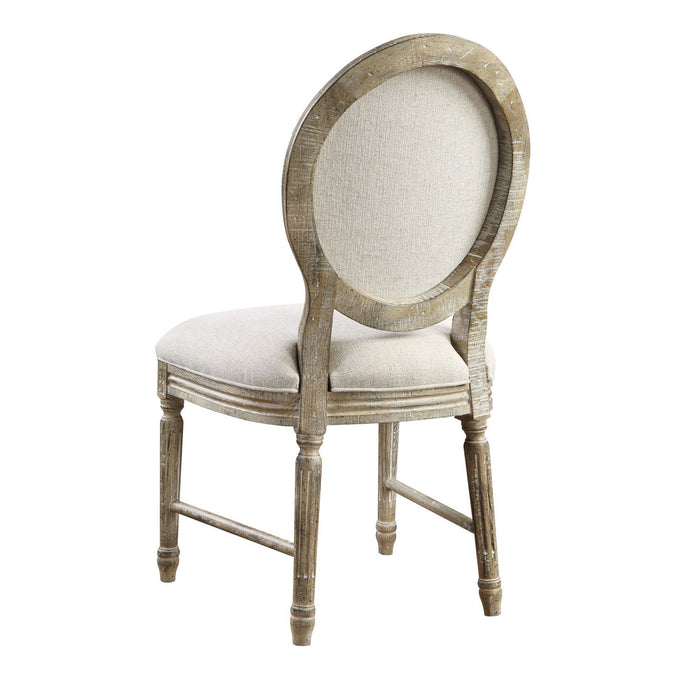 Upholstered Dining Chairs (Set of 2) - Brown