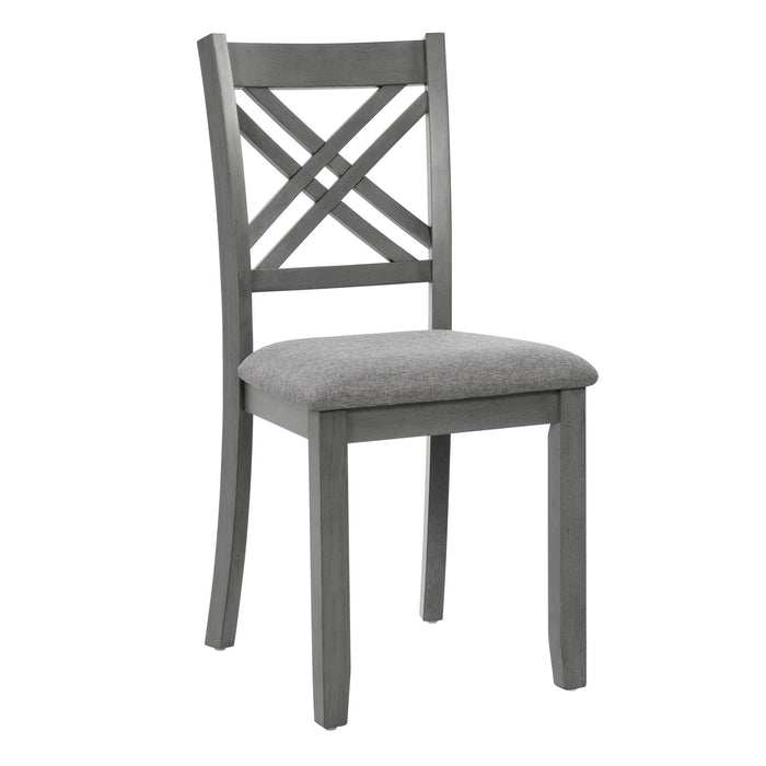 Kitchen Dining Set, Rectangular Dining Table & Upholstered Chairs