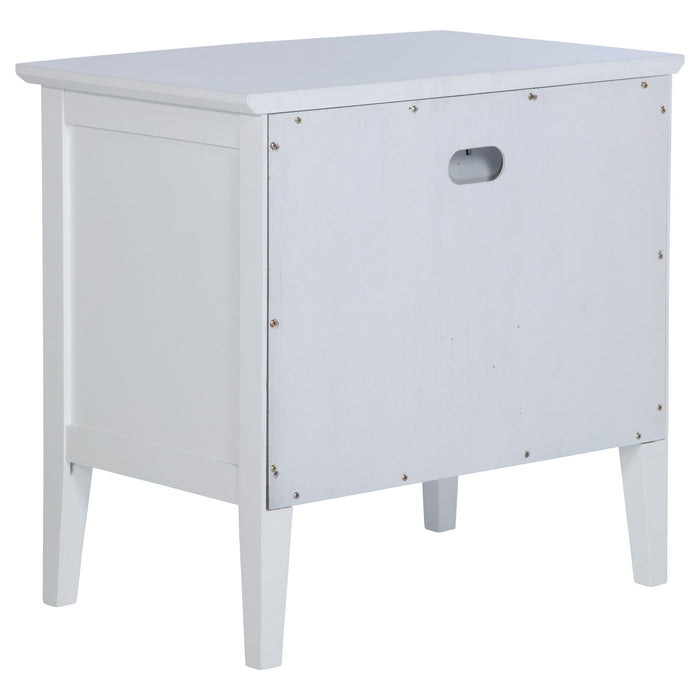 Talia - 1 Drawer Nightstand - White