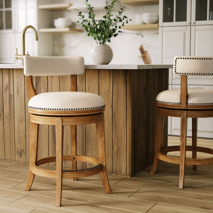 Stool & Upholstered Seat And Back