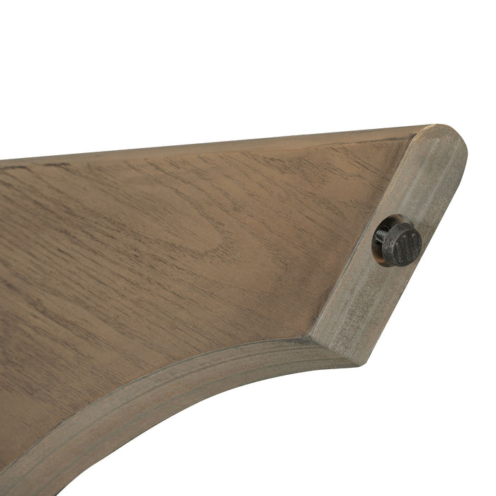 Extendable Dining Table With Sturdy Crossed Legs