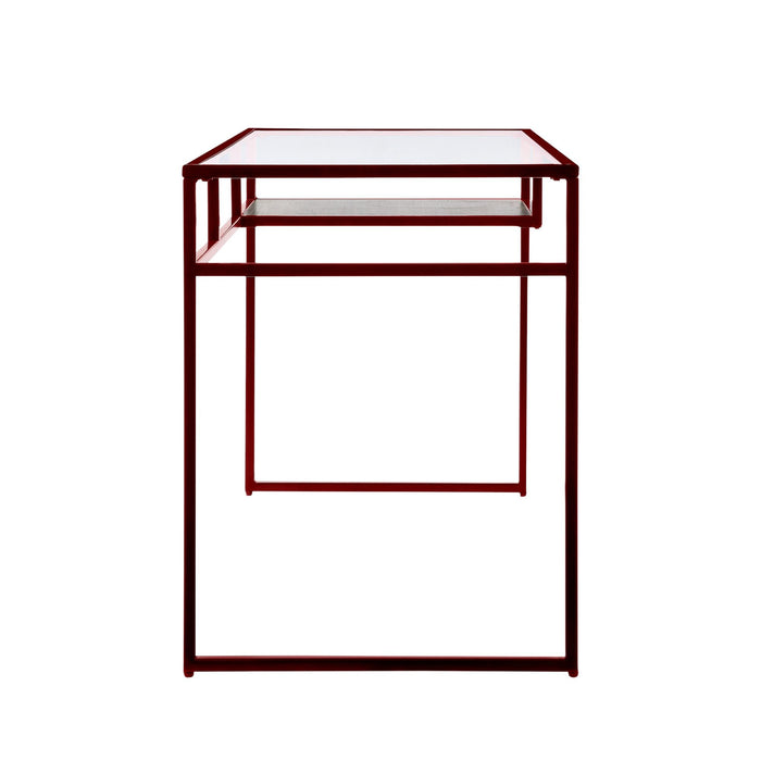 Yasin - Glass Top Writing Desk