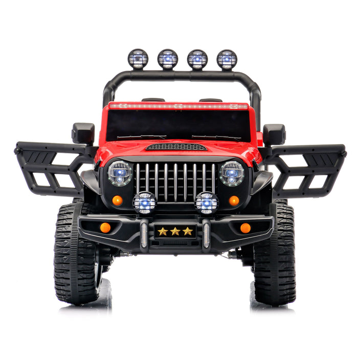 Electric Car With Remote Control, Colorful LED Lights, USB & MP3
