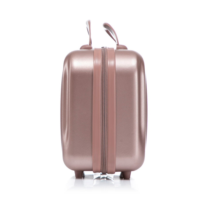 Luggage Set With Cosmetic Case, Combination Lock, Front Opening Design