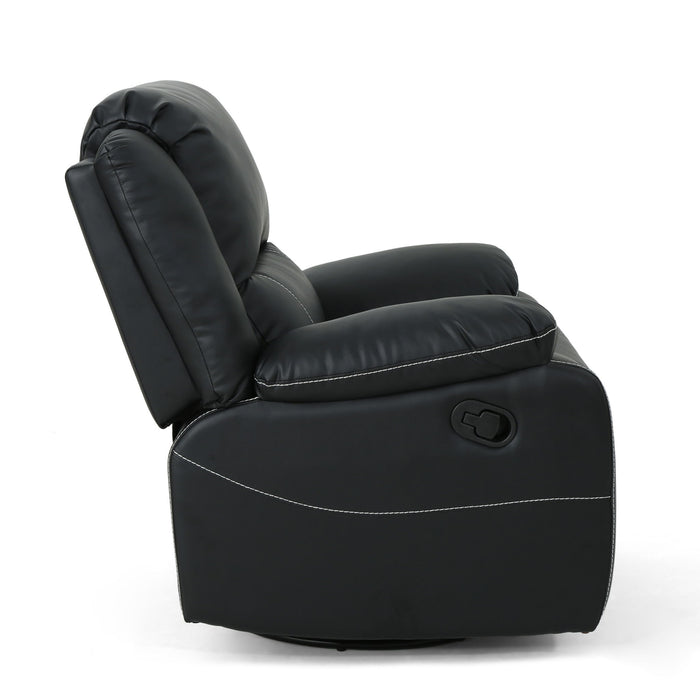 Stylish Wide Manual Swivel Standard Recliner