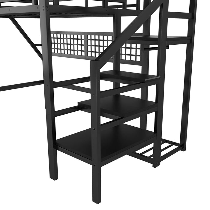 Loft Bed With Stairs And Storage