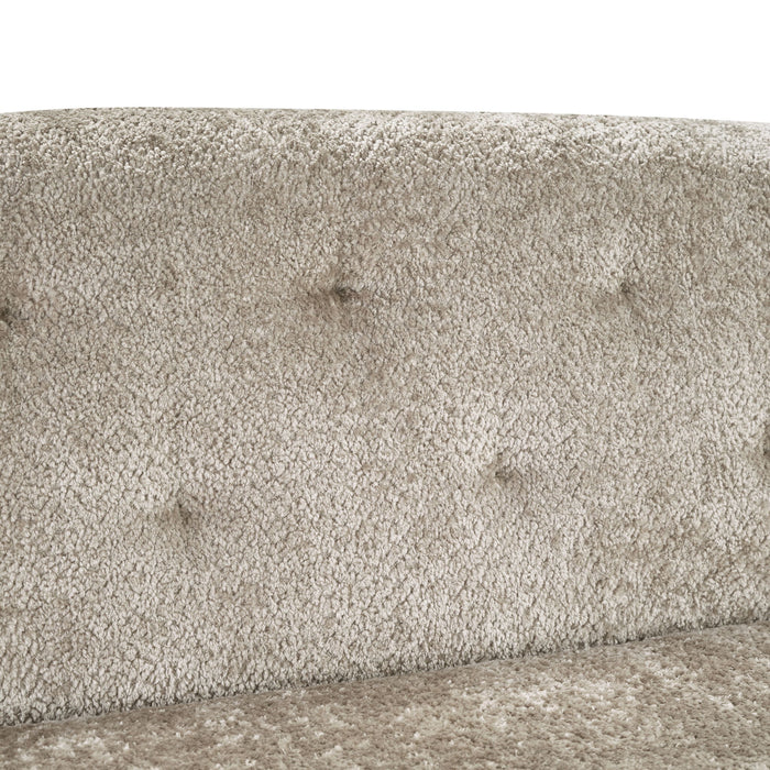 3 Seater Tufted Upholstered Couch Comfy Living Room Sofa