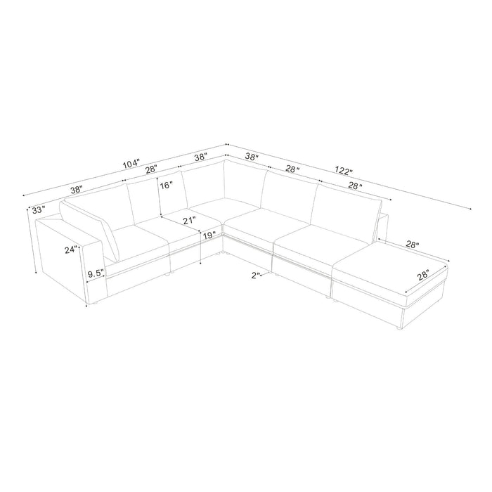 Reversible Modular Sectional