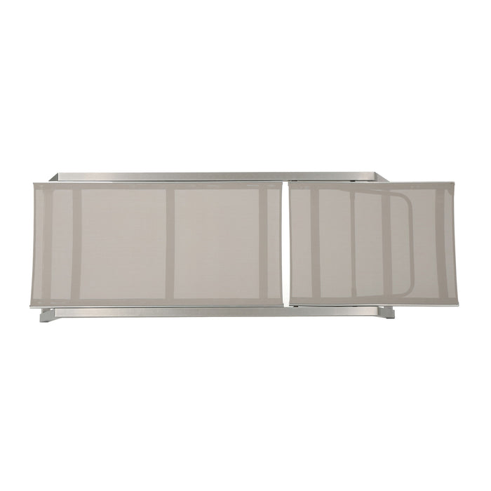 Myers - Modern Chaise Lounge Set With Adjustable Mesh Back