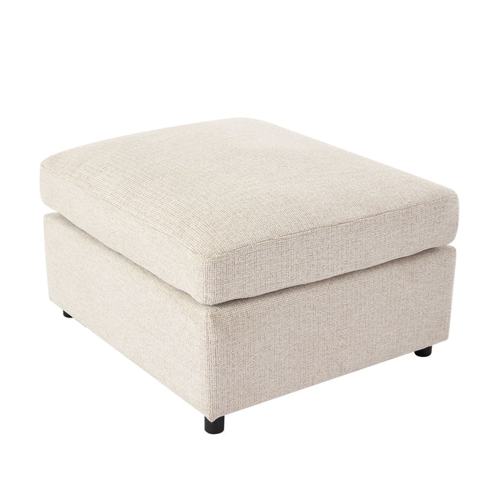 Sectional Sofa Modular U-Shaped With Ottoman & USB Ports