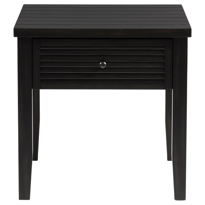 Sutter - 2 Piece Coffee And End Table Set - Dark Brown