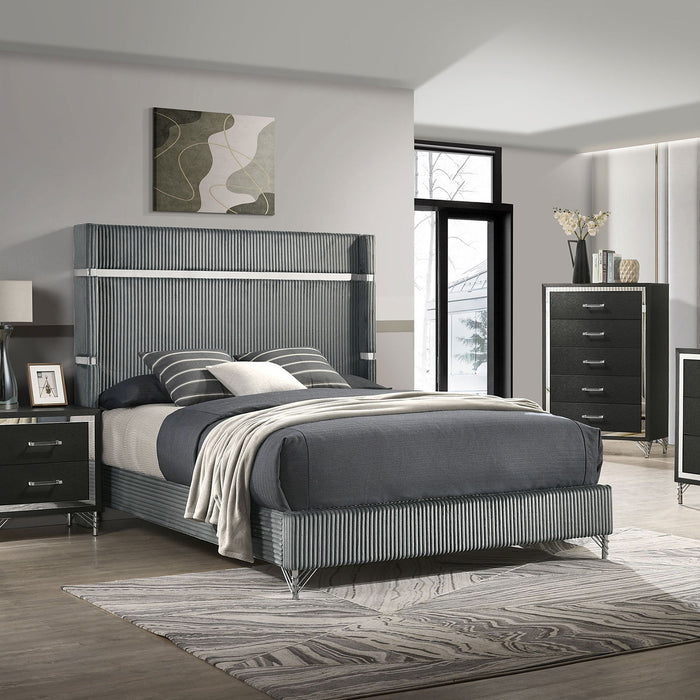 Malcolm - 2 Drawer Nightstand - Black