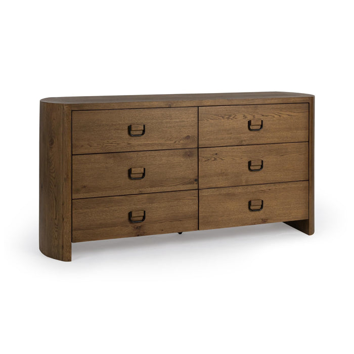 Kyrie - 6 Drawer Dresser - Tawny Brown