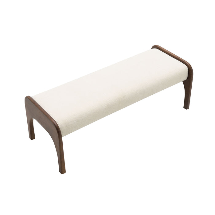 Modern Upholstered Long Bench For Kitchen