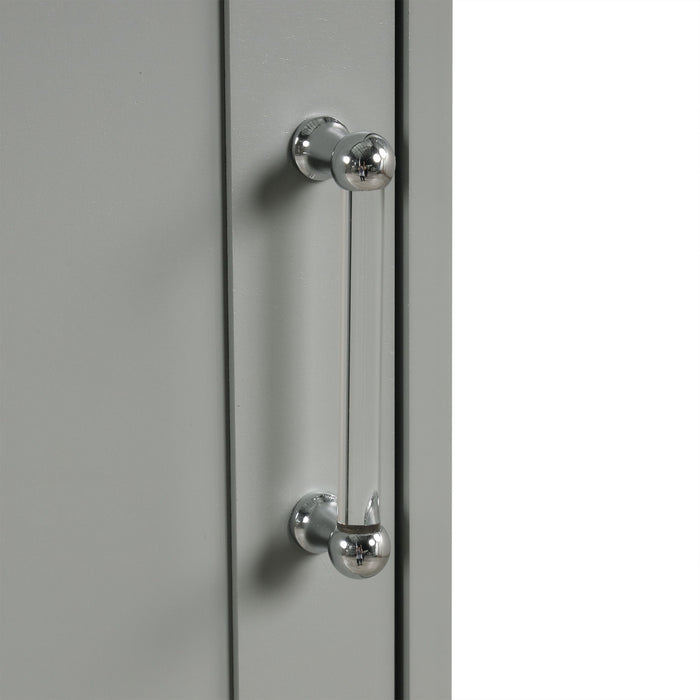 Tall Freestanding Bathroom Storage Cabinet With Adjustable Shelf And 2 Drawers