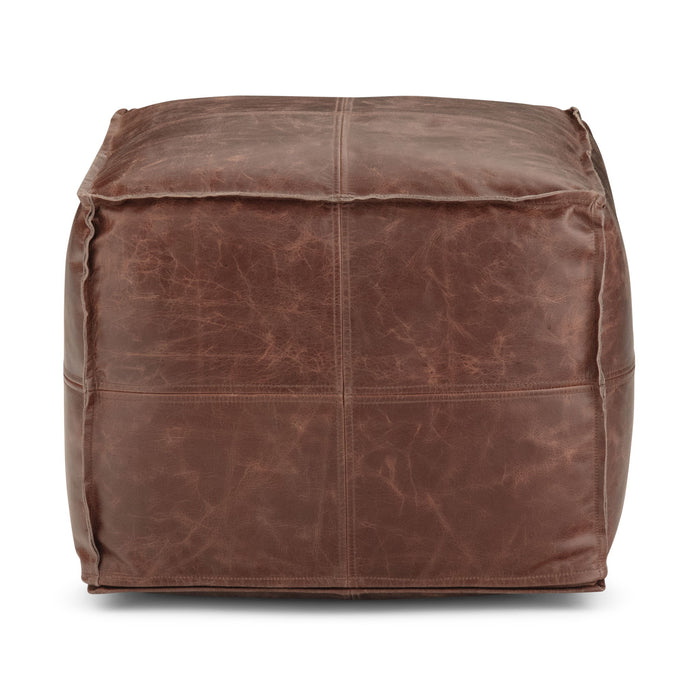 Sheffield - Handcrafted Square Pouf
